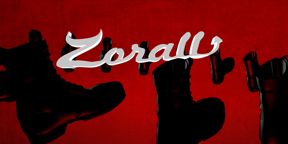 Zorall - Táncoló fekete lakkcipők